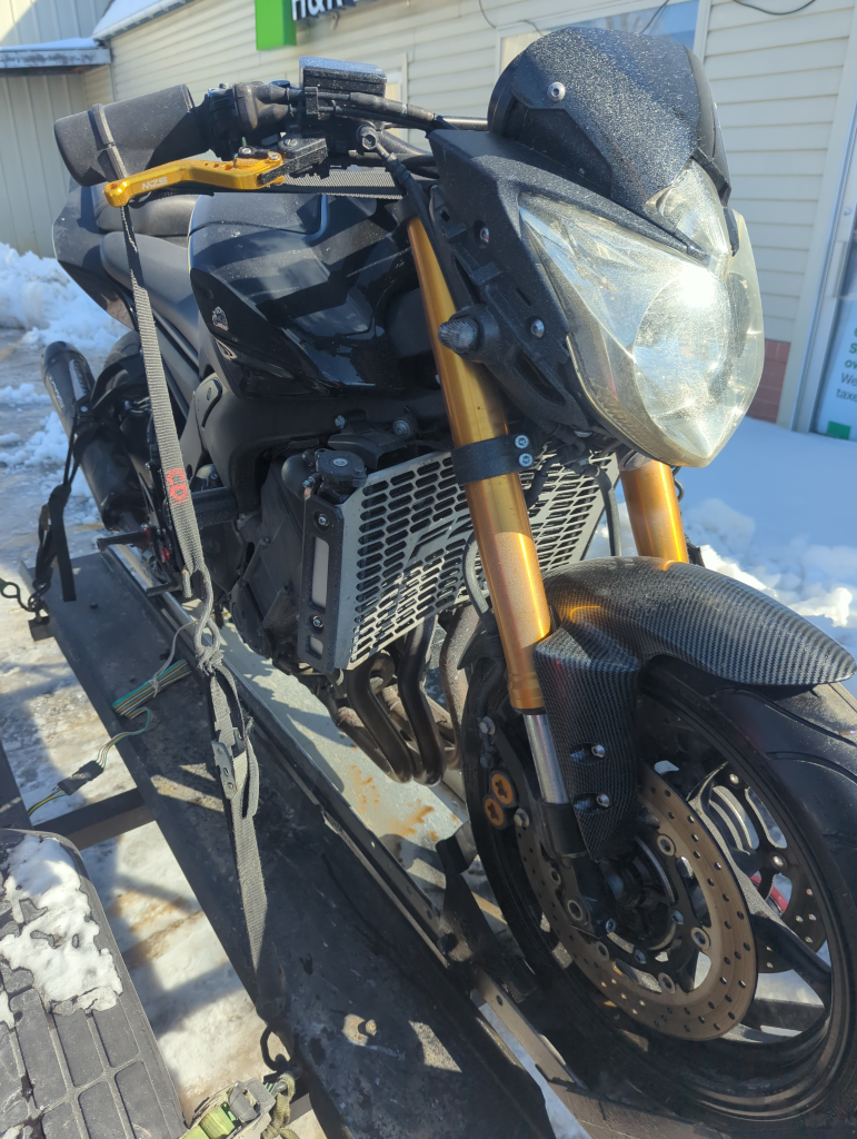 image from Installing Chain & Sprockets, Battery, Rear Spools, and Rearsets on a 2011 Yamaha FZ8